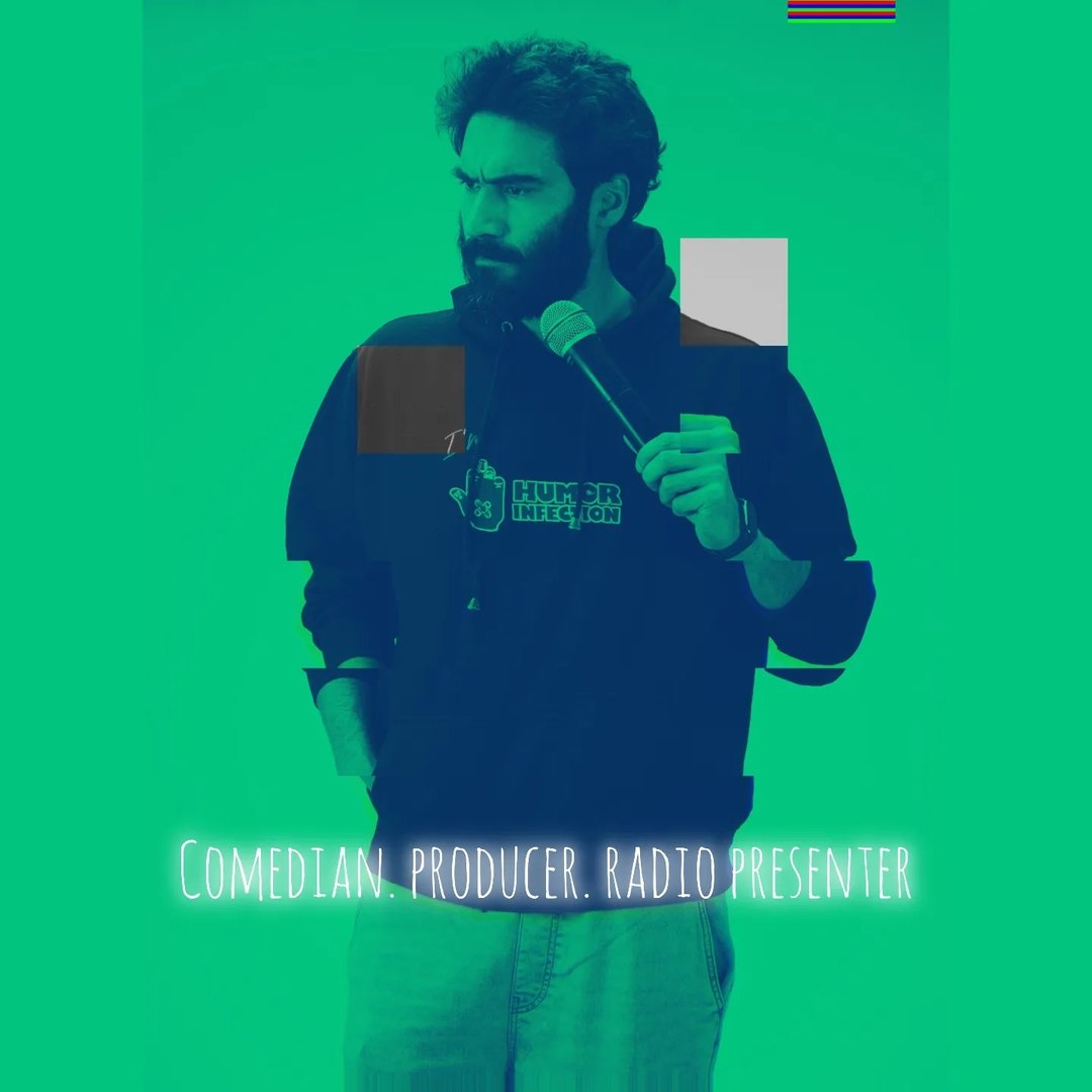 Humor Infection receiving an award